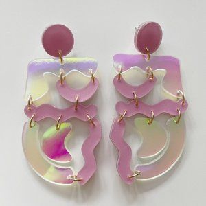Abstract Shape Acrylic Earrings